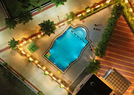 Swimming Pool at Kalpdham Builder's Golden City Rehli - Best Property in Sagar