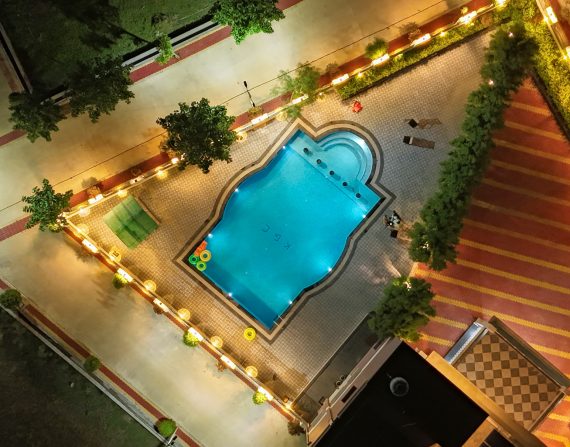 Swimming Pool at Kalpdham Builder's Golden City Rehli - Best Property in Sagar