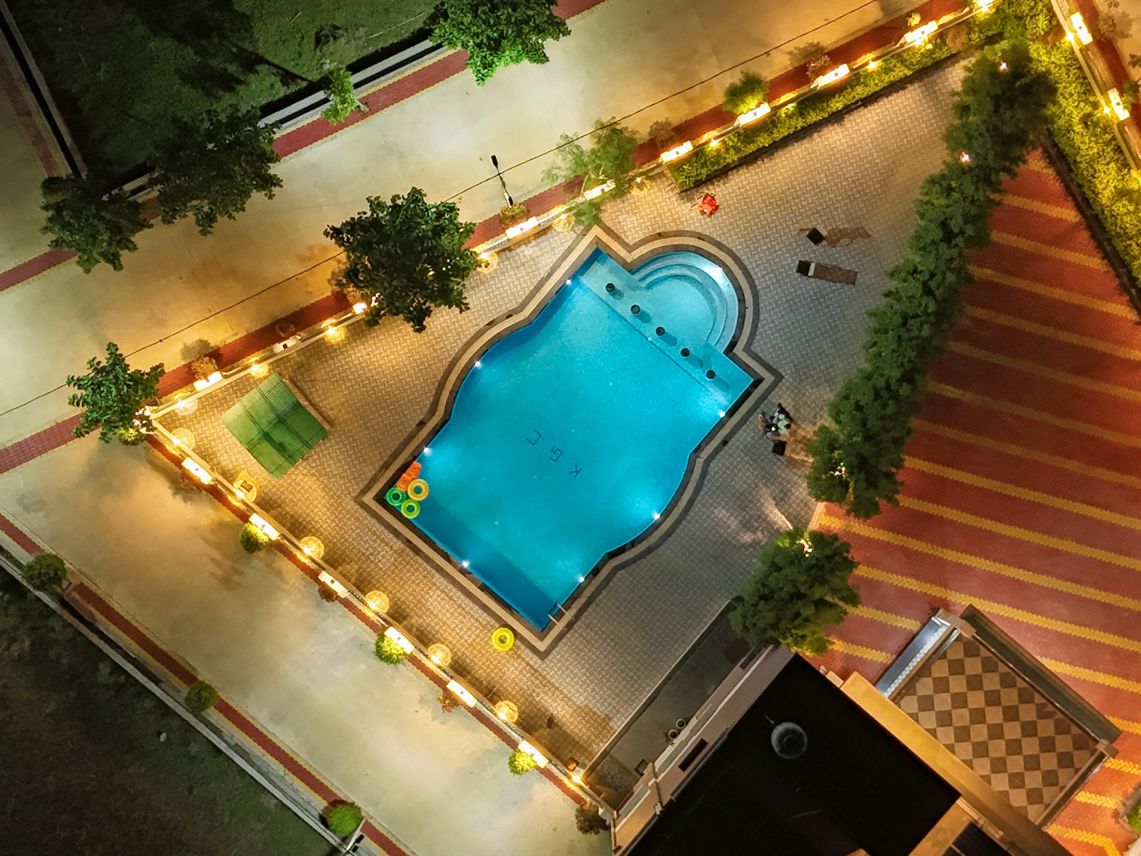 Swimming Pool at Kalpdham Builder's Golden City Rehli - Best Property in Sagar